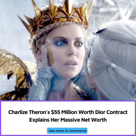 charlize theron dior contract